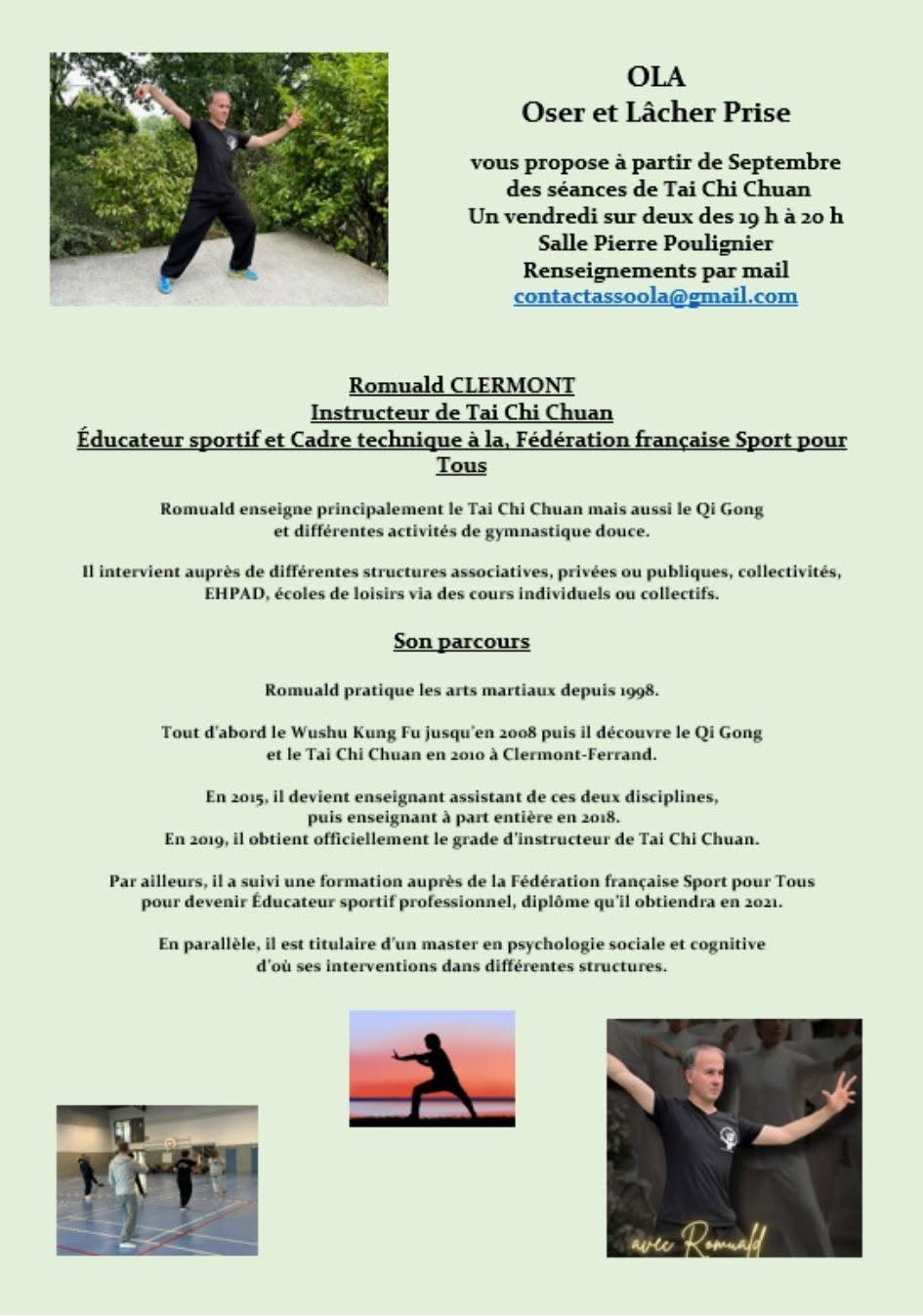 Tai CHi Haute Loire