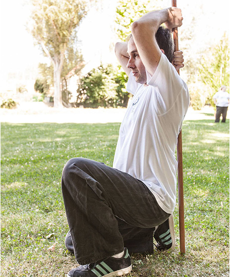 Pratique du baton court en Tai Chi Chuan